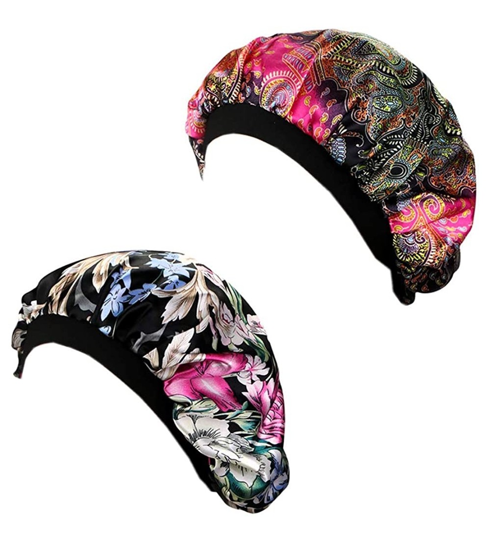 Skullies & Beanies 4Packs 3Packs Pattern Headwrap Pre Tied - 2pcs Colorsb - CN1945CDHYQ $12.23